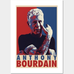 Anthony Bourdain Pop Art Style Posters and Art